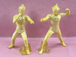 1129◆◇HDM　超ウルトラ8兄弟　ウルトラマンティガ＆ウルトラマンエース　グリッターVer.　フィギュア　2点セット　現状品◇◆