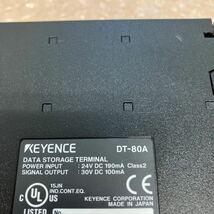 KEYENCE　キーエンス　DT-80A　データストレージターミナル　通電確認のみ　U-53_画像8