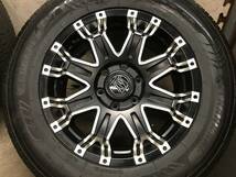 【265/60R18】溝有NANKANG AS-1 タイヤ【18×8J+25 PCD139.7 6H】ROCK KELLY MX 632アルミホイール 4本 150/120系ランドクルーザープラド_画像6