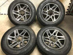 【200系ハイエース】9分山215/65R16ヨコハマIG60 スタッドレスタイヤ 16×7J+38 PCD139.7 6H RAYS DAYTONAアルミホイール ４本