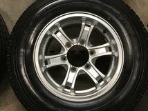 【200系ハイエース】９分山195/80R15 107/105L LT トーヨースタッドレスタイヤ 15×6J+33 PCD139.7 6H WEDSアルミホイール ４本_画像7