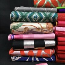 G1817M 半幅帯/半帯 おまとめ 51点 絹/浴衣帯/未使用品あり/他 kimono obi/着物 Rew_画像3