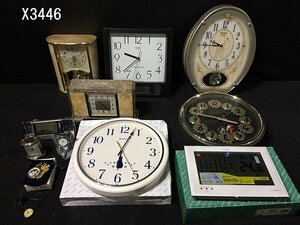 X3446M 時計 掛け時計 置き時計 アナログ デジタル HOYA CITIZEN SEIKO など まとめ