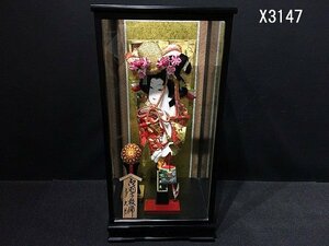 X3147M 羽子板 押絵羽子板 久月 正月飾り ガラスケース入り 置物 縁起物 GNG