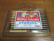 ☆肌色のクレヨン PEOPLE COLORS CRAYONS☆アメリカ直輸入 24色 新品未開封 教材としてもどうぞ_画像1