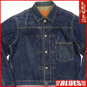 即決★日本製 Levi's 71506XX★メンズM ファースト 大戦モデル Gジャン 1st リーバイス 38 復刻 506XX ジージャン 赤耳 鬼ヒゲ