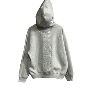 【美品】サイズS シュプリーム SUPREME　 23AW Satin Applique Hooded Sweatshirt パーカー 商品番号：8065000161382
