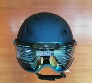 訳あり新品未使用 バイザー ヘルメット サイズ L（58cm～61cm）カラー マットブラック スノーボードヘルメット スキーヘルメット ゴーグル 