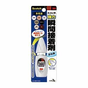 【新品】（まとめ） 住友スリーエム スコッチ(R) 強力瞬間接着剤 ジェル状 7005S 1本入 【×5セット】