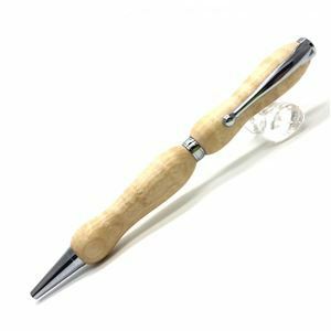 【新品】日本製 ハンドメイド ボールペン/文房具 【楓 メープルウッド】 クロスタイプ 芯：0.7mm 銘木 文具 『8Color Wood Pen』