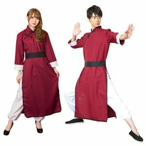 【新品】【コスプレ衣装/コスチューム】 ロイヤルチャイナ カンフー ディープレッド