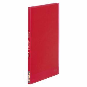 【新品】（まとめ） キングジム シンプリーズ クリアーファイル A4タテ型 20ポケット 赤 【×20セット】