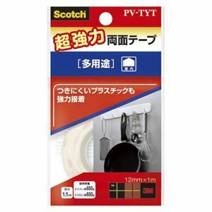 【新品】（まとめ） 住友スリーエム スコッチ(R) 両面テープ 超強力多用途 PV-TYT 1巻入 【×5セット】