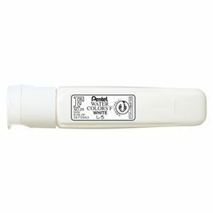 【新品】（まとめ） ぺんてる エフ水彩 単色 12ml ポリチューブ入り WFCT しろ 【×30セット】