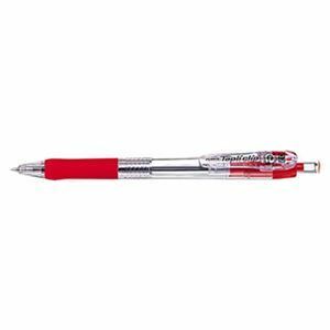 【新品】（まとめ） ゼブラ タプリクリップボールペン 0.7mm 赤 【×50セット】