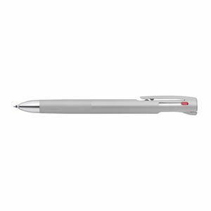 【新品】（まとめ） ゼブラ エマルジョンボールペン/3色ボールペン bLen3C 0.7mm グレー 【×10セット】