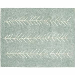 【新品】日本製 ラグマット/絨毯 【約130×190cm ブルー】 ホットカーペット対応 手洗い可 『アイナ』 プレーベル