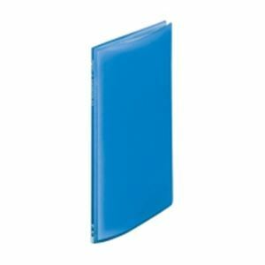 【新品】(業務用10セット) LIHITLAB クリアファイル/ポケットファイル 【A4/タテ型】 10ポケット G3100-8 ブルー