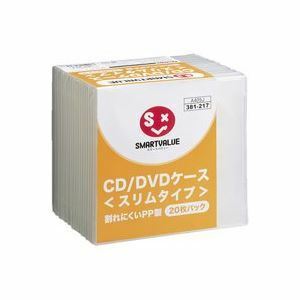【新品】（まとめ）ジョインテックス CD／DVDケース スリムPP製20枚 A409J 【×6セット】