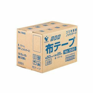 【新品】（まとめ）包装用布テープ ノンパッケージ #1590NP 30巻入×3箱
