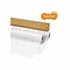 【新品】TANOSEE インクジェットプロッタ用トレペ A1ロール 594mm×50m 1箱(2本)