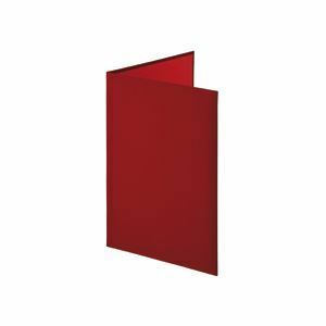 【新品】証書ファイル 布クロス貼りタイプ 二つ折りタイプ A4 赤
