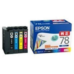 【新品】EPSON エプソン インクカートリッジ 純正 【IC4CL78】 4色パック(ブラック・シアン・マゼンタ・イエロー)