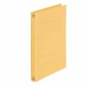 【新品】(業務用5セット) プラス フラットファイル/紙バインダー 【A4/2穴 10冊入り】 021NW イエロー(黄)