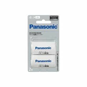 【新品】（まとめ）Panasonic パナソニック 単2サイズスペーサー BQ-BS2/2B(2本入)【×10セット】