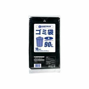 【新品】（まとめ）ジョインテックス ゴミ袋 LDD 黒 90L 10枚 N210J-90【×10セット】