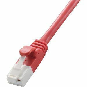 【新品】（まとめ） エレコム Cat5e対応ツメ折れ防止LANケーブル レッド 5m LD-CTT／R5／RS 1本 【×10セット】