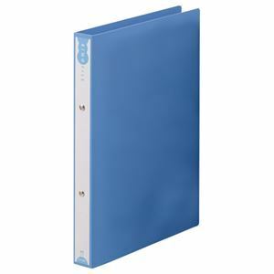 【新品】（まとめ） TANOSEE リングファイル（PP表紙） A4タテ 2穴 180枚収容 背幅31mm ブルー 1冊 【×20セット】