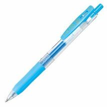 【新品】(まとめ) ゼブラ ゲルインクボールペン サラサクリップ 0.7mm ライトブルー JJB15-LB 1本 【×60セット】_画像1