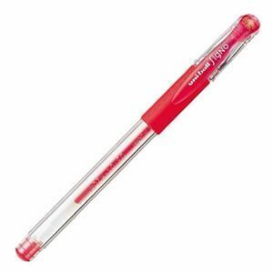 【新品】(まとめ) 三菱鉛筆 ゲルインクボールペン ユニボール シグノ 超極細 0.28mm 赤 UM15128.15 1本 【×40セット】
