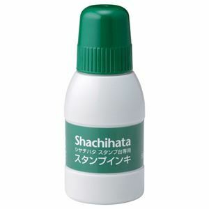 【新品】(まとめ) シヤチハタ スタンプ台専用補充インキ 40ml 緑 SGN-40-G 1個 【×10セット】