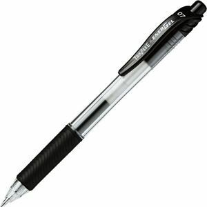【新品】（まとめ） TANOSEE ノック式ゲルインクボールペン 0.7mm 黒 1本 【×80セット】