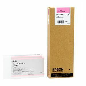 【新品】（まとめ） エプソン EPSON PX-P／K3インクカートリッジ ビビッドライトマゼンタ 700ml ICVLM58 1個 【×3セット】