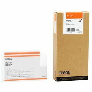 【新品】（まとめ） エプソン EPSON PX-P／K3インクカートリッジ オレンジ 350ml ICOR57 1個 【×3セット】