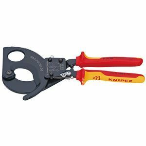 【新品】KNIPEX（クニペックス）9536-280 絶縁ケーブルカッター 1000V（ラチェット式