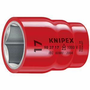 【新品】KNIPEX（クニペックス）9837-16 （3／8SQ） 絶縁ソケット 1000V