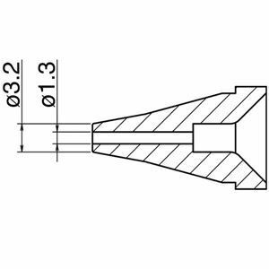 【新品】白光 N60-03 ノズル／1.3MM