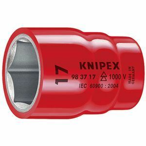【新品】KNIPEX（クニペックス）9837-11 （3／8SQ） 絶縁ソケット 1000V