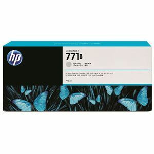 【新品】(まとめ) HP771B インクカートリッジ ライトグレー 775ml 顔料系 B6Y06A 1個 【×10セット】