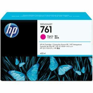 【新品】(まとめ) HP761 インクカートリッジ マゼンタ 400ml 染料系 CM993A 1個 【×10セット】