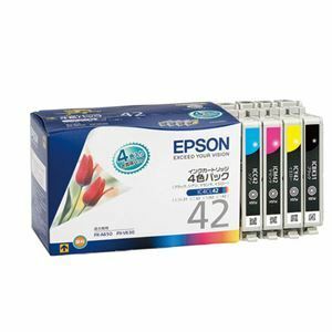 【新品】(まとめ) エプソン EPSON インクカートリッジ 4色パック IC4CL42 1箱（4個：各色1個） 【×10セット】