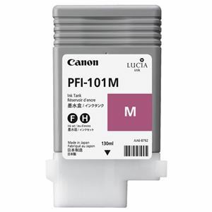 【新品】(まとめ) キヤノン Canon インクタンク PFI-101 顔料マゼンタ 130ml 0885B001 1個 【×10セット】