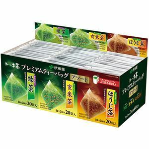 【新品】伊藤園 おーいお茶プレミアムティーバッグ アソート3種 1セット（180バッグ：60バッグ×3箱）