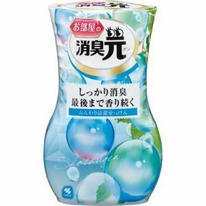 【新品】（まとめ）小林製薬 お部屋の消臭元 ふんわり清潔せっけん 400ml 1個 【×5セット】