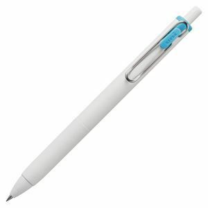 【新品】（まとめ）三菱鉛筆 ゲルインクボールペン ユニボール ワン 0.5mm スカイブルー （軸色：オフホワイト） UMNS05.48 1セット（1