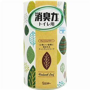 【新品】（まとめ）エステー トイレの消臭力 フィンランドリーフ 400ml 1セット（3個） 【×3セット】